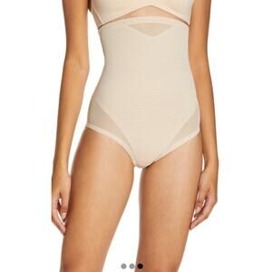 Brand New Miracle Suit Womens Large Nude Tan Shaping Bottom Shapewear High Waist